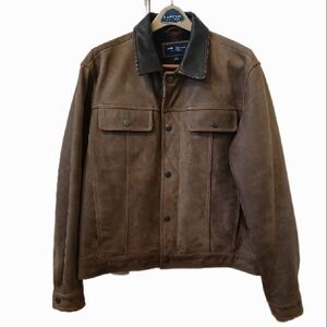 Daniel Cremieux Brown Leather Jacket